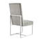 Manhattan Comfort Element Velvet Dining Chair in Steel, PK2 2-DC030-ST - alternate 7